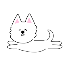 [LINEスタンプ] シロちゃんのスタンプです