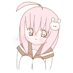 [LINEスタンプ] ♡ももいろの女の子のかわいいスタンプ♡