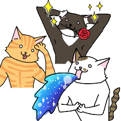 [LINEスタンプ] ヒトアニマル ネコまつり