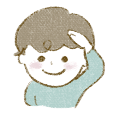 [LINEスタンプ] ふんわり男の子スタンプ◎りりぃ と むぅ