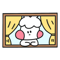 [LINEスタンプ] ハートイヤー·ラビット