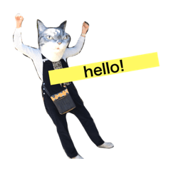 [LINEスタンプ] 年賀挨拶付き猫スタンプの画像（メイン）