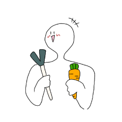 [LINEスタンプ] もち子ともち男