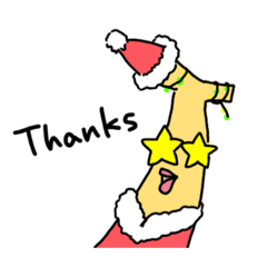 [LINEスタンプ] ヤンキーバナナXmas年末年始セットの画像（メイン）