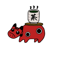 [LINEスタンプ] 赤べこシリーズ②