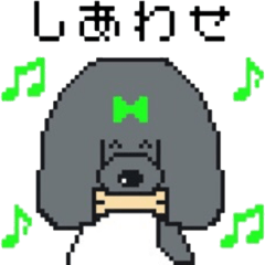 [LINEスタンプ] パーティーカラースプードル もふもふ