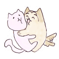 [LINEスタンプ] わんちゃんとねこの画像（メイン）