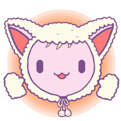 [LINEスタンプ] ピンクのイナズマキャット “ミュウ”