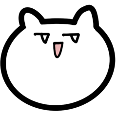 [LINEスタンプ] のっそりした猫の画像（メイン）