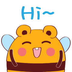 [LINEスタンプ] ミツバチになったクマ