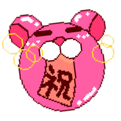 [LINEスタンプ] ときめき☆爆発！crazy☆ドキコちゃん