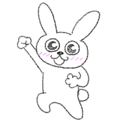 [LINEスタンプ] ぽよぽよしたうさぎ ぽようさ