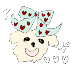 [LINEスタンプ] トイプーのぷくちゃん