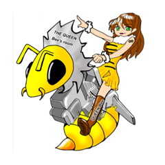 [LINEスタンプ] QUEEN♾BEE