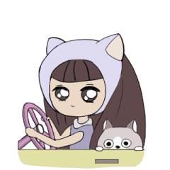 [LINEスタンプ] ナナとかわいい猫