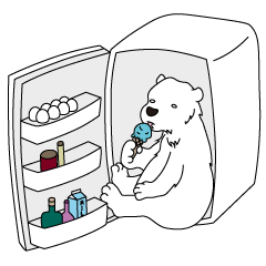 [LINEスタンプ] しろくま部長♯1
