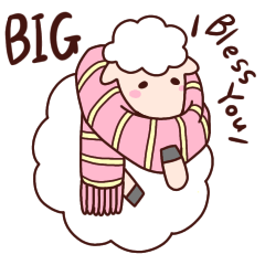 [LINEスタンプ] 愛蒔くひつじ6 【BIG】