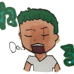 [LINEスタンプ] ONE  PIECE自作絵