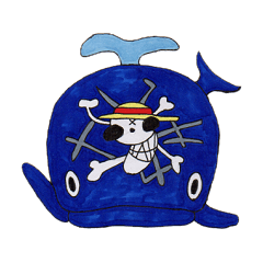 [LINEスタンプ] ONE PIECEスタンプ 骨・サメ・姫