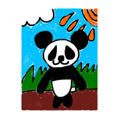 [LINEスタンプ] ほんわかpandaちゃん