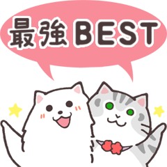 [LINEスタンプ] ふわポメ＆ゆるにゃんこ【最強BEST】