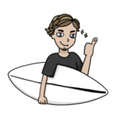[LINEスタンプ] Nalu's surf life