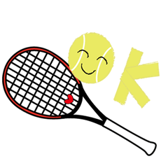 [LINEスタンプ] Let's tennis