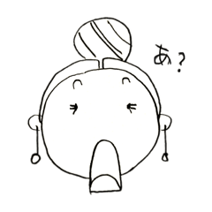 [LINEスタンプ] お団子ちゃんのかおの画像（メイン）