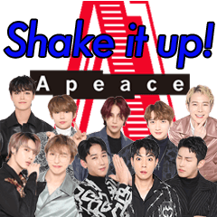 [LINEスタンプ] Apeace[Shake it up！]