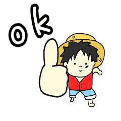 [LINEスタンプ] 平和なONE PIECE