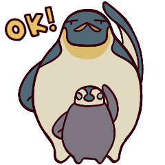 [LINEスタンプ] ペンギン紳士の日常スタンプ