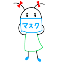 [LINEスタンプ] 赤りぼんちゃんの一日