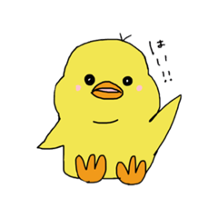 [LINEスタンプ] ひかえめなヒヨちゃん