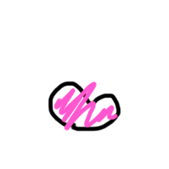 [LINEスタンプ] 好きな気持ちを伝える下手字スタンプ。
