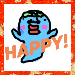 [LINEスタンプ] 占いスタンプ。蒼い妖精