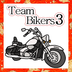 [LINEスタンプ] Team Bikers 3の画像（メイン）