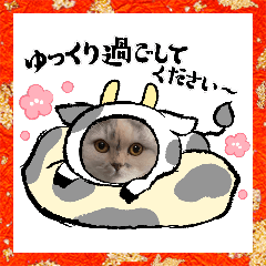 [LINEスタンプ] ちーちゃんのお正月