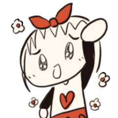 [LINEスタンプ] リボンのリッチャン