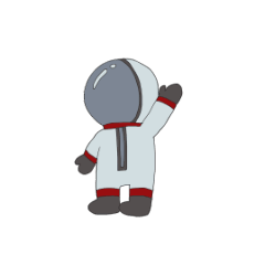 [LINEスタンプ] ある宇宙では