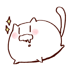 [LINEスタンプ] よだれにぇこ