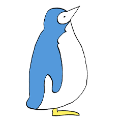 [LINEスタンプ] ペンギンなのかな