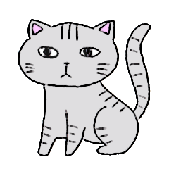 [LINEスタンプ] 猫のサリュ