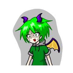 [LINEスタンプ] 悪魔と茶髪