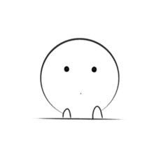 [LINEスタンプ] ひょっこりぼっちゃん