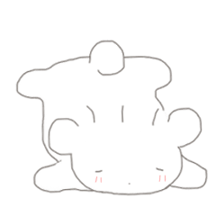 [LINEスタンプ] ふさふさワンコ