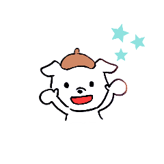 [LINEスタンプ] いぬのほわいとくん3