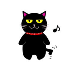 [LINEスタンプ] 黒猫なーたん