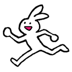 [LINEスタンプ] 自分のためのうさ