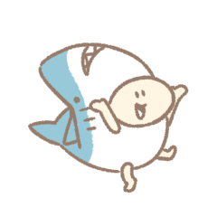 [LINEスタンプ] サメハダさん