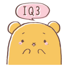 [LINEスタンプ] IQ3のくまスタンプ